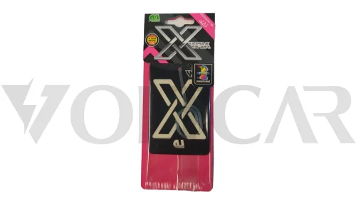 خوشبو کننده کارتی خودرو طرح X اصل اسپانیا رایحه آدامسی