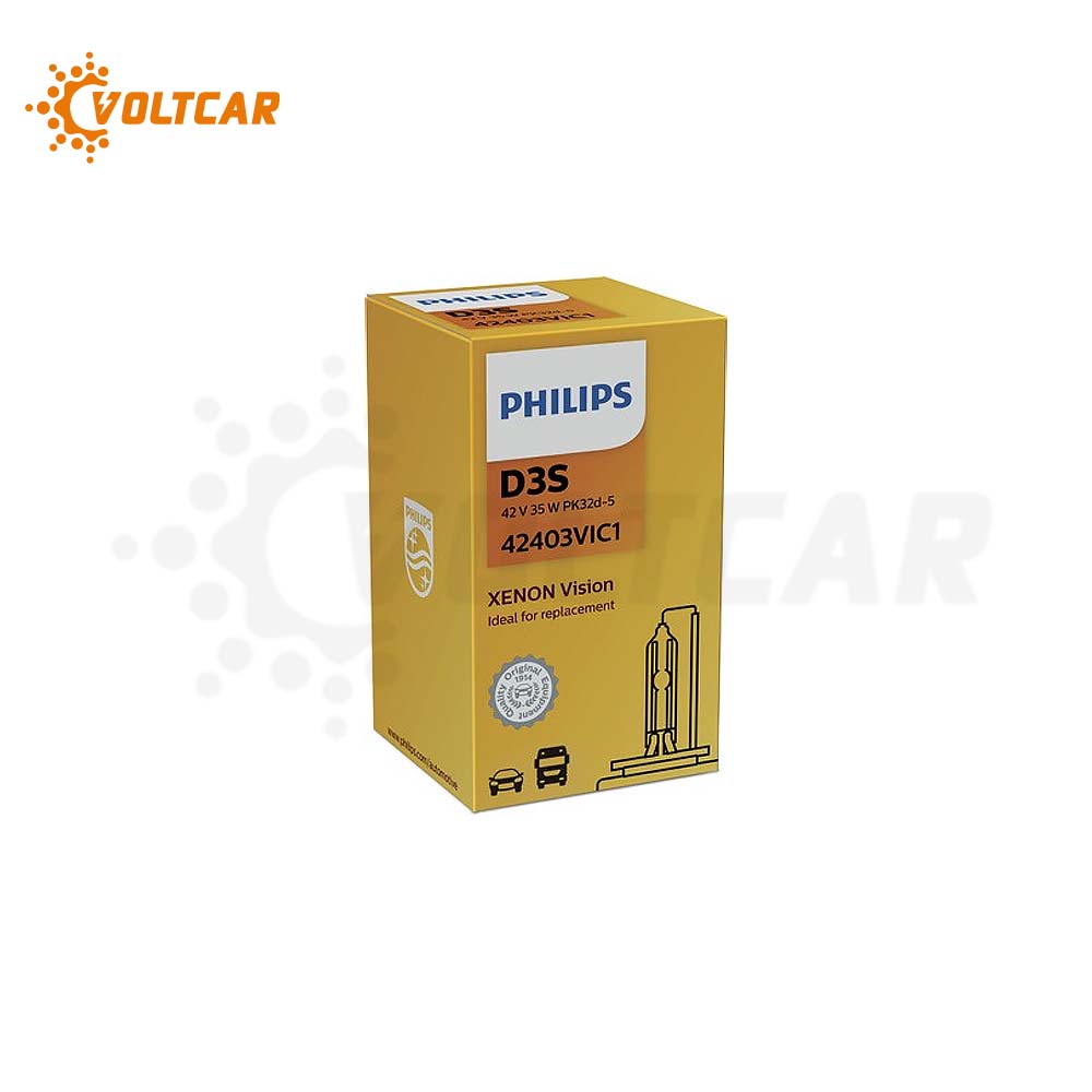 لامپ 42 ولت 35 وات D3S فیلیپس زنون (Xenon Vision)