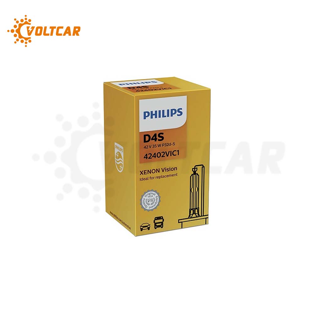 لامپ 42 ولت 35 وات D4S فیلیپس زنون (Xenon Vision)