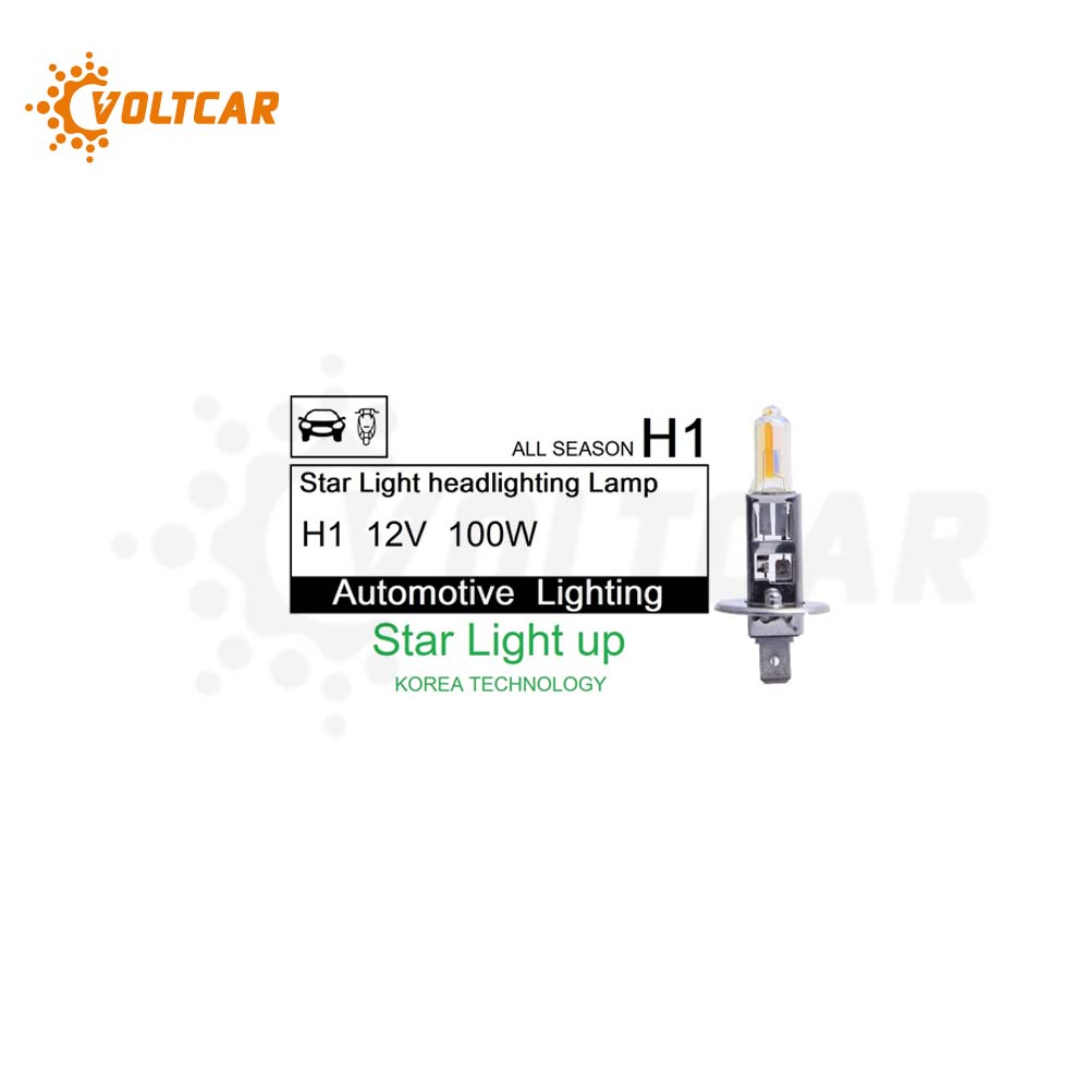 لامپ بی سیم 12 ولت 100 وات H1 استارلایت هفت رنگ
