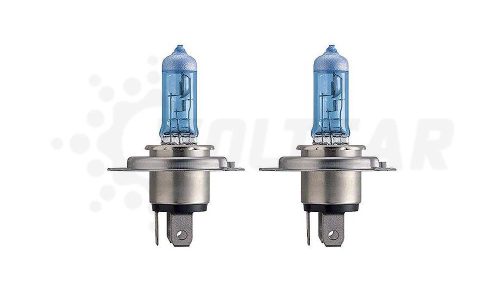 لامپ سه خار 12 ولت 100/90 وات H4 استارلایت یخی