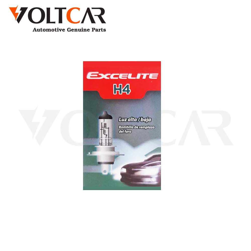 لامپ هالوژن H4 اکسلایت سه خار وات استاندارد p43t