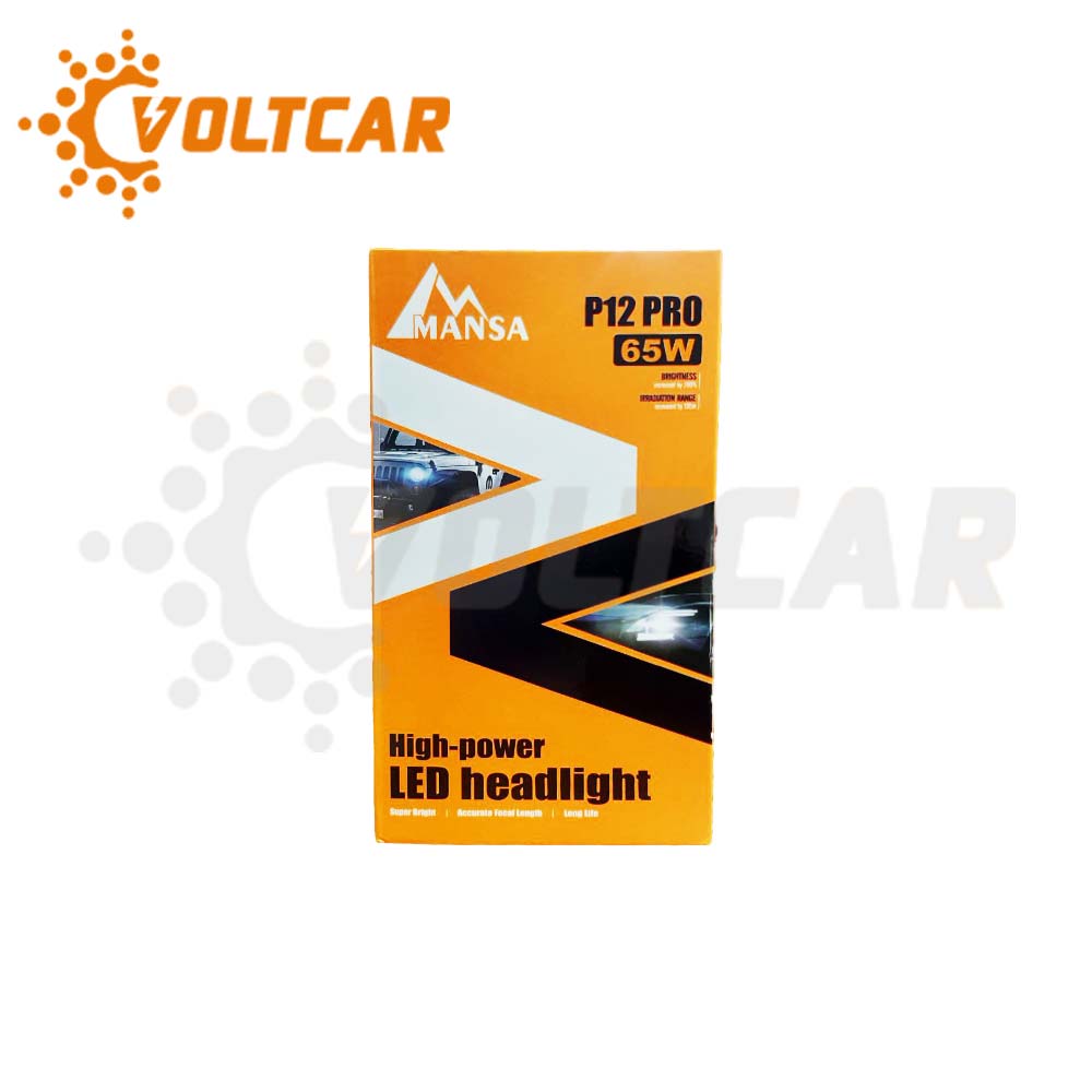 لامپ هدلایت مانسا پی ۱۲ پرو Mansa p 12 pro پایه H7