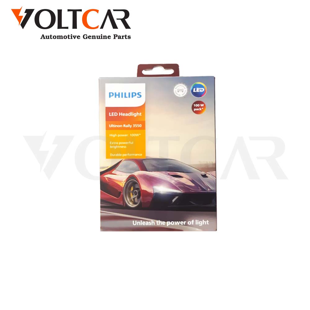 لامپ هدلایت LED فیلیپس مدل Ultinon Rally 3550 پایه H7