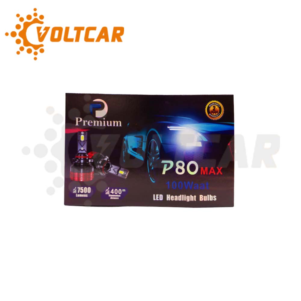 لامپ هدلایت پرمیوم P80Max پایه H4