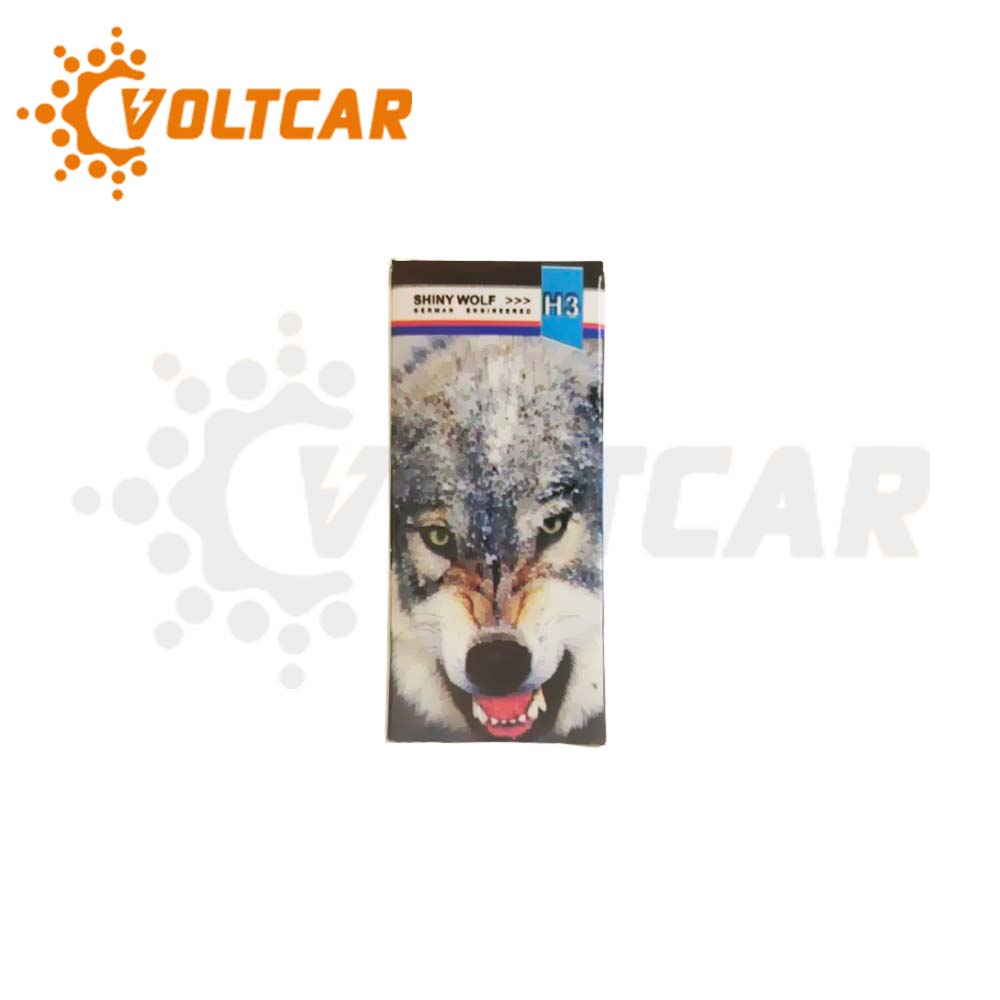 لامپ سیم دار زرد 12 ولت ۱۰۰ وات H3 شاینی ولف