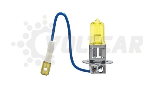 لامپ سیم دار زرد 12 ولت ۵۵ وات H3 شاینی ولف