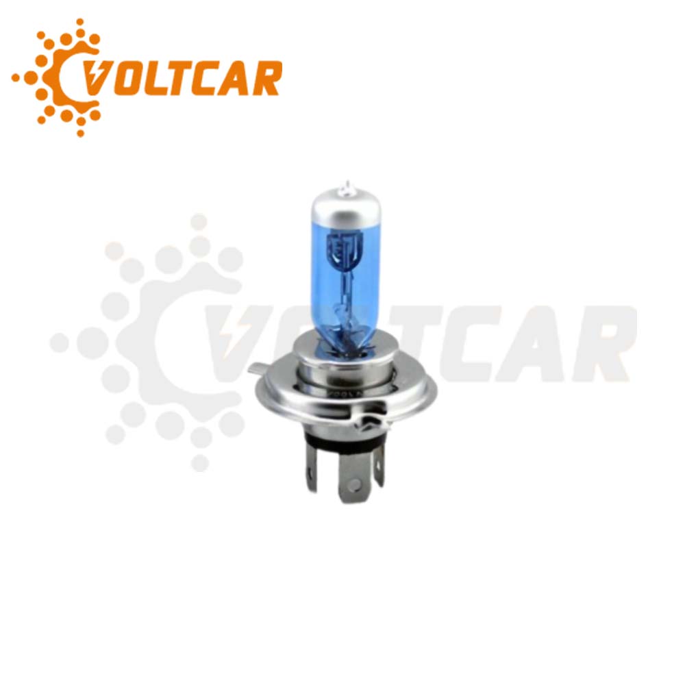 لامپ سه خار H4 شاینی ولف وات یخی استاندارد