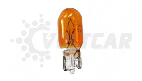 لامپ آریایی سرامیک دار نارنجی ۱۲ ولت ۵ وات WY5W شاینی ولف