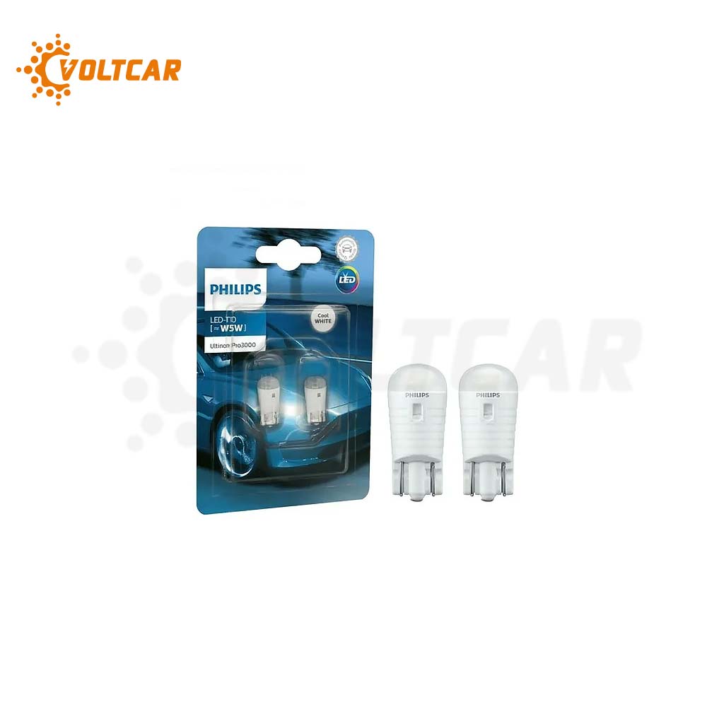 لامپ آریایی 12 ولت 5 وات LED W5W فیلیپس PRO 3000