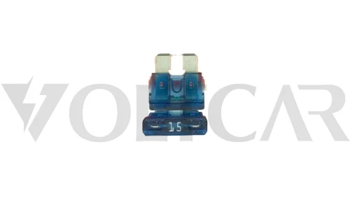 فیوز دو شاخ شیشه 15 آمپر آبی