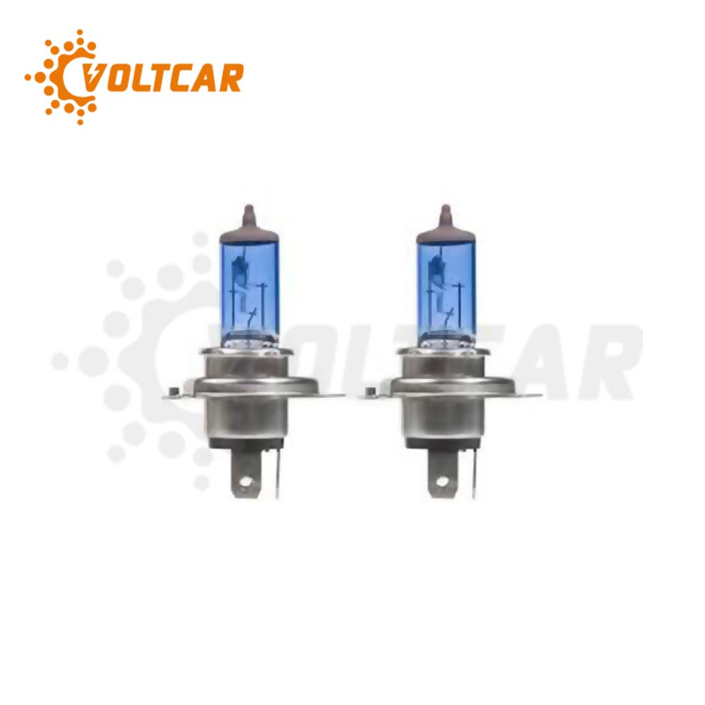 لامپ H4 ناروا سه خار وات بالا مدل رالی به همراه آریایی (H4 + W5) 12 ولت 100/90 وات در پکیج دو عددی