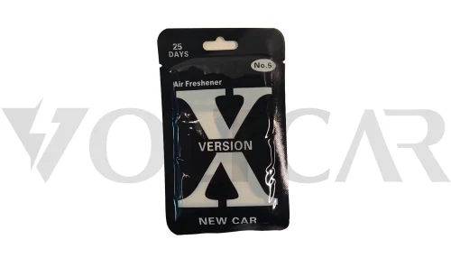 خوشبو کننده کارتی خودرو طرح X رایحه new car