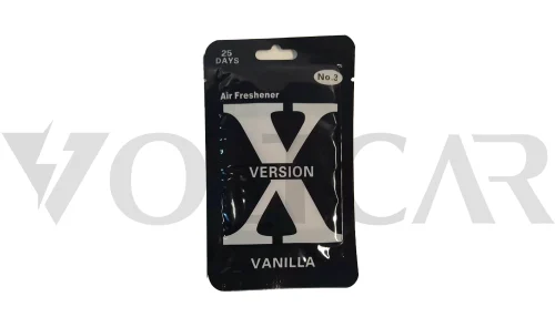 خوشبو کننده کارتی خودرو طرح X رایحه vanilla