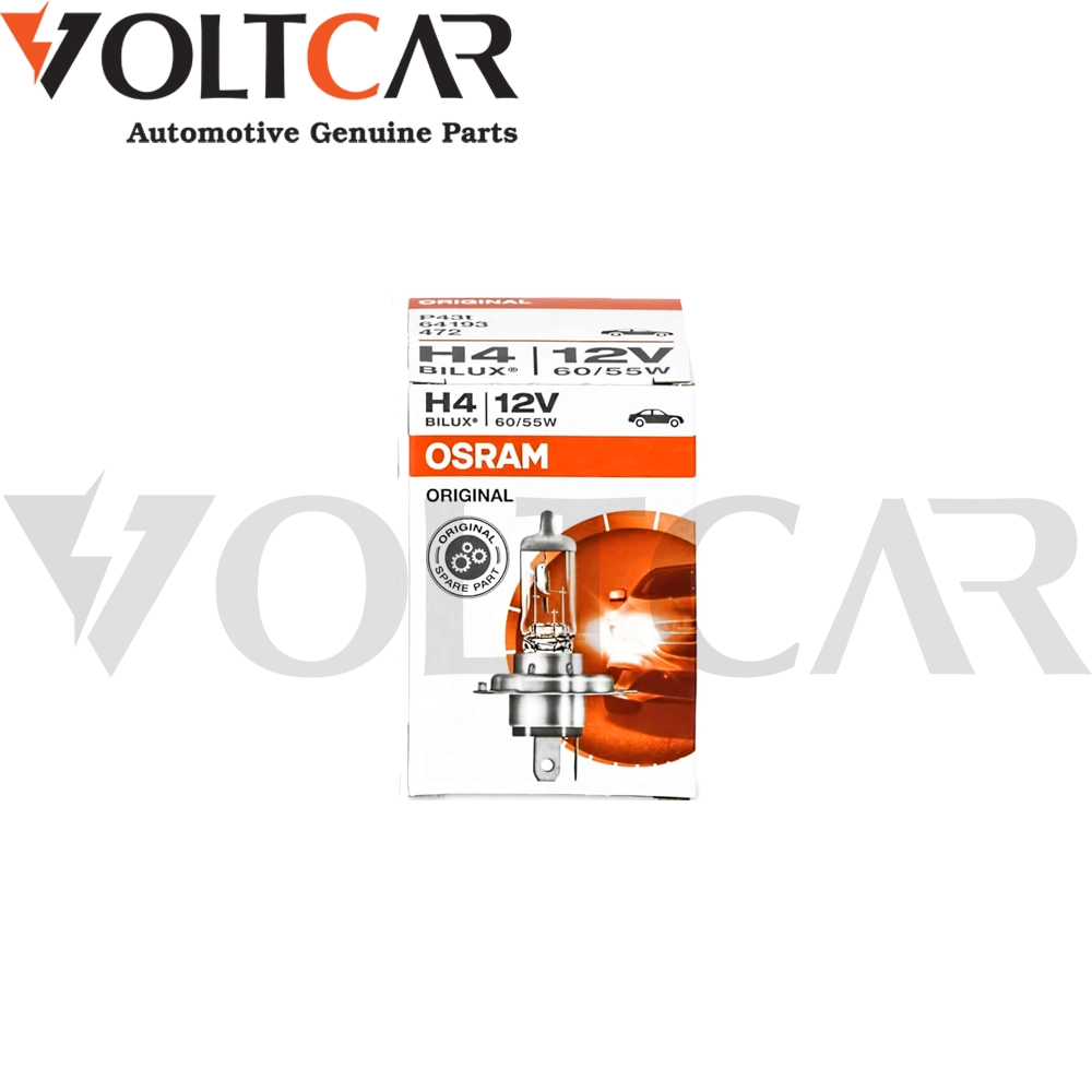 لامپ H4 سه خار اسرام وات استاندارد 60/55 وات OSRAM