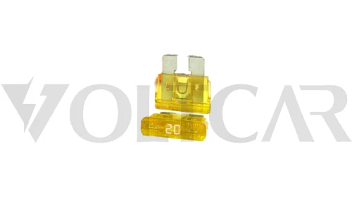 فیوز دو شاخ نرمال شیشه ای 20 آمپر 100 عددی