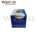 آفتامات چراغ ۸ فیش شیشه ای دو پلاتین پایه برنجی - تصویر 2