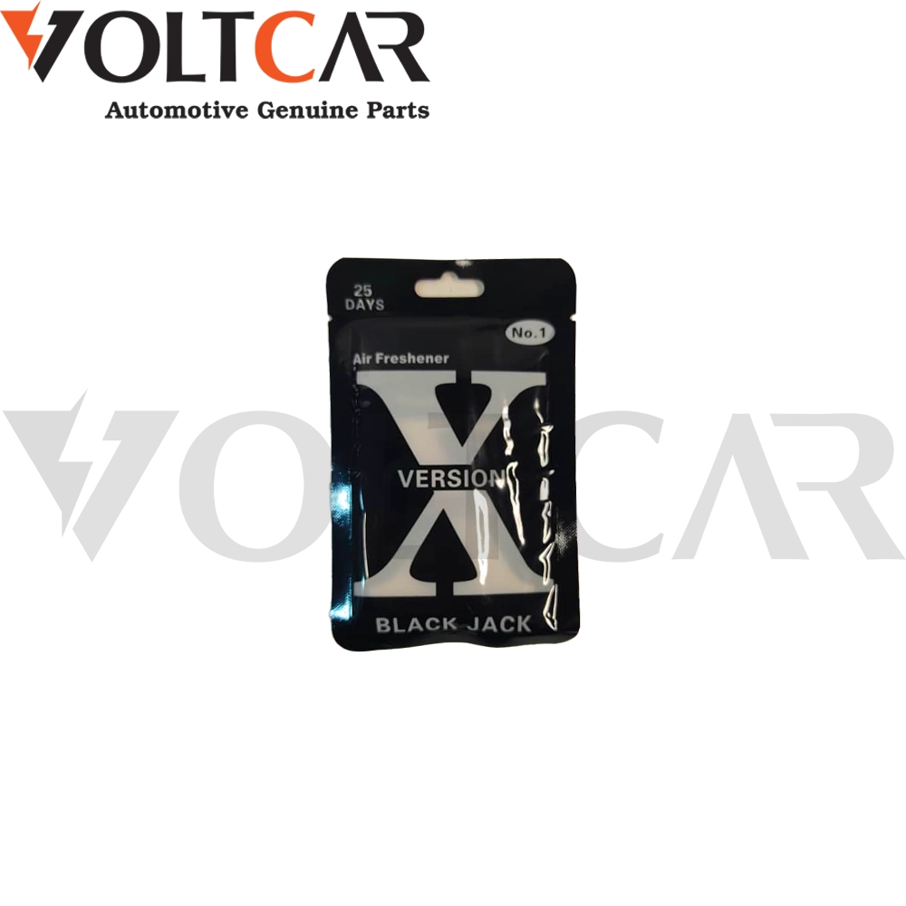 خوشبو کننده کارتی خودرو طرح X رایحه black jack