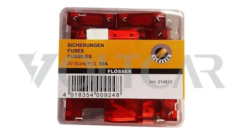 فیوز دو شاخ نرمال یا متوسط شیشه ای