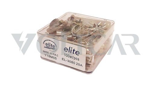 فیوز شیشه ای لوله ای ۲۰ آمپر