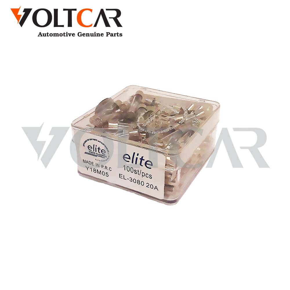 فیوز شیشه ای لوله ای ۲۰ آمپر