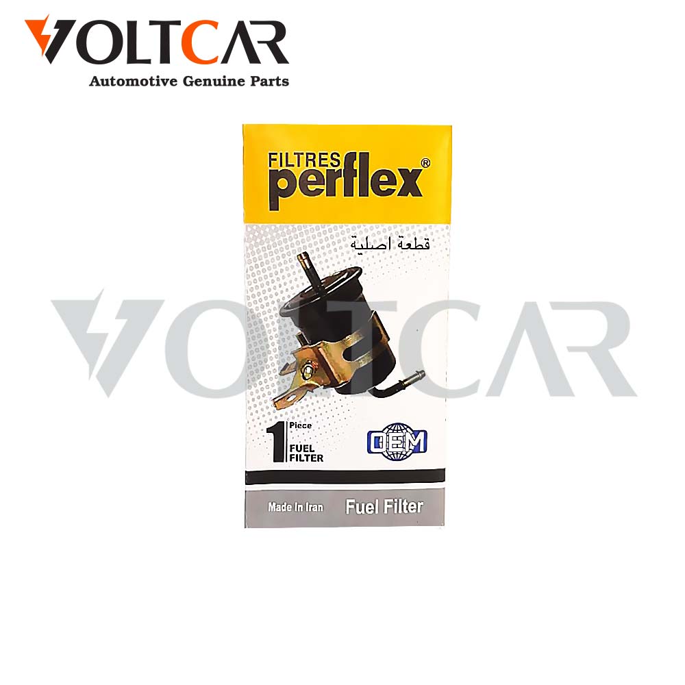 فیلتر بنزین-صافی بنزین یک سر کج فلزی پراید